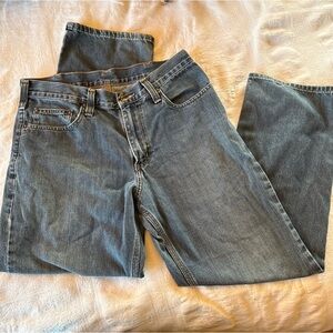 Carhartt Men’s Denim Jeans Blue Workwear Heavy Duty Durable Straight Leg 34x29